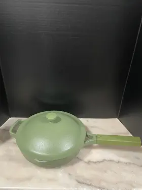 88920711 Our Place Always Pan 2.6 Quart 10.5 Inch Ceramic Nonstick Sage Green Lid