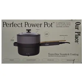 90187529 Our Place 4-piece Perfect Power Pot Electric Nesting Steamer 1.8 Liter