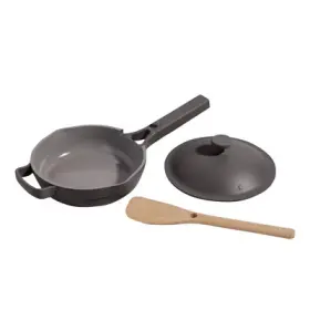 90187531 Our Place 3pc Aluminum Ceramic Glass Mini Pan Cookware Set 450f 1.2qt