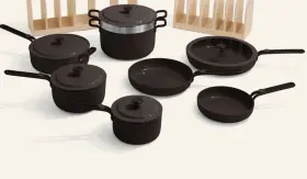 Ckw.14pc.ccepp.blk Our Place Cookware Set Black 14-piece Nonstick Ceramic Induction Read Listing