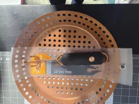 Qn77 Outset Grill Skillet With Removable Soft-grip Handle Copper Non-stick Pan