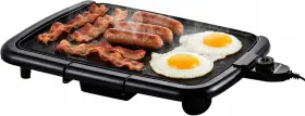 Ovente 814667023537 Electric Griddle 16x10 Inch Non-stick Indoor Grill Removable Temp Control