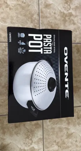 Cw15131s Ovente Stainless Steel 4.8 Quart Pasta Pot With Strainer Lid And Handles Cw15131s Ovente Stainless Steel 4.8 Quart Pasta Pot With Strainer Lid And Handles