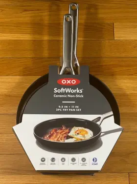 1515884 Oxo Non Stick Frying Pan 11 Inch 9.5 Softworks Cookware Skillet Set