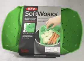 Oxo 21162300 Soft Works Silicone Pressure Cooker Or Standard Pot Steamer Insert Nwt