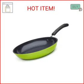 Zp1-30 Ozeri 12 Inch Green Ceramic Frying Pan By 100% Ptfe Pfas Apeo Genx Nmp And Nep