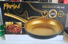 Parini 810088181009 11 Inch Fry Pan Golden Chef Cookware Collection 18k Non-stick Oven Safe New