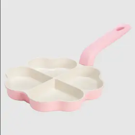 Paris 347784739840 Hilton Clean Ceramic Nonstick Cast Aluminum Heart Fry Pan Skillet 8-inch