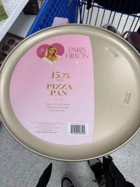 Paris Hilton 741393007749 15.75 Pizza Pan Heavy Duty Carbon Steel New