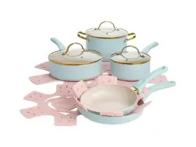 Paris Hilton 741393098396 Nonstick Pots And Pans Set