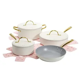 Paris Hilton 741393488715 Iconic Nonstick Pots And Pans Set Multi-layer Coating M