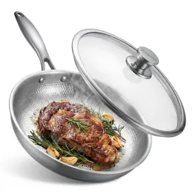 Pexucalm Tp2026sc Titanium 12in Frying Pan Nonstick Induction Gas Oven Dishwasher Safe