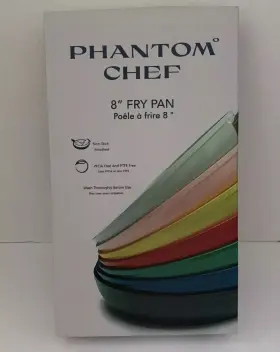 Phantom Chef 850016949110 8 Inch Navy Blue Fry Pan Nonstick Frying Saute New In Box