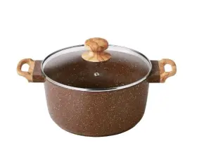Pioneer Woman 741393717914 Brown Speckle 5 Quart Dutch Oven With Lid Cast Aluminum Pan