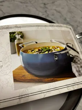 Pw5602800358172 Pioneer Woman The Harlow 7.5-quart Ceramic Stock Pot With Lid. Brand New