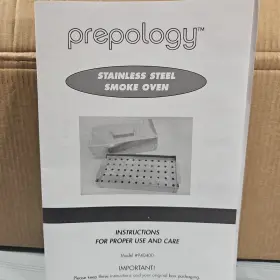 940400 Prepology Stainless Steel Smoke Oven Use On Grill Camp Fire Smoker New