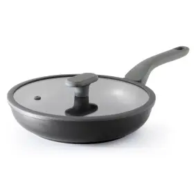 Pricusis 850048905399 Nonstick Frying Pan With Lid 10 Inch Induction Compatible Ptfe Free
