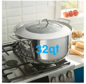 10370 Princess House Stainless Steel Cookwareclassic 32- Quart Tamalera10370 And Divider