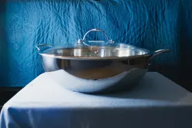 10602 Princess House Signature 9 Quart Round Casserole Stainless Steel Pot With Lid