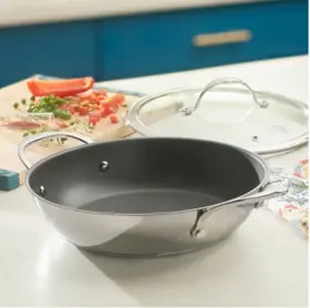 10615 Princess House Heritage Signature 10 Inch Nonstick Paella Pan Item No Longer Availa