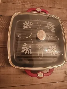 5618 Princess House Grill And Steam Pan With Lid