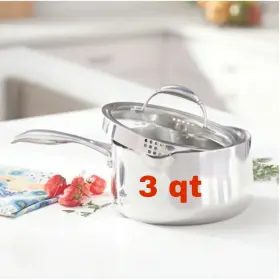 5755 Princess House Heritage Tri-ply Stainless Steel