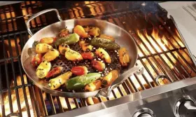 5862 Princess House Barbecue Round Grilling Pan
