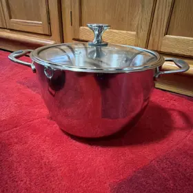 L2147 Princess House Ph Health Cook Solutions 10 Inch Stainless Steel 6 Quart Dutch Oven Lid