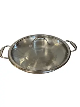 W1446 Princess House Heritage Tri-ply Stainless Steel 14 Inch Pan