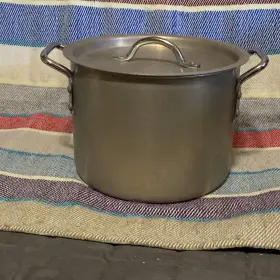 Pro Al Aluminum Co. 671080000152 8 Quart Commercial Heavy Duty Restaurant Soup Pasta Stock Pot Lid