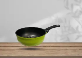 58272 Prolinemax Made In Korea - 3d Diamond Coating Nonstick Wok Frying Pan Green
