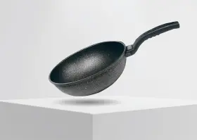Prolinemax 747785427188 8 Marble Wok Non Stick Cooking Frying Pan Pot 5 Layer Cookware