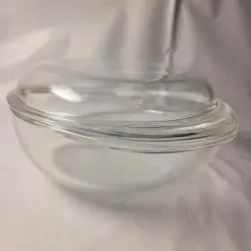 683-c4 Pyrex 023-c4 Casserole Dish Vintage 1.5 Quart Clear Glass Round With Lid