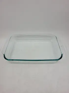233-r Pyrex Vintage Clear Glass Casserole Dish 13x9 Lasagna Pan Baking