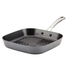 Rachael Ray 051153811814 Cook Create 11- Inch Hard-anodized Nonstick Deep Grill Pan 204