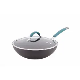 87644 Rachael Ray Cucina Hard-anodized Stir-fry Pan With Lid