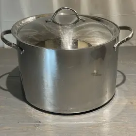 6740 Revere Pro Line 10 Quart Stockpot Copper Core Stainless Steel Dutch Oven With Lid