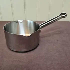 6744 Revere Ware Pro Line Copper Core Stainless 1/2 Quart Double Spout Saucepan
