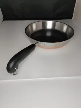 Rw101 Revere Ware Skillet Frying Pan 9in 93d No Lid Stainless Steel Copper Bottom Usa