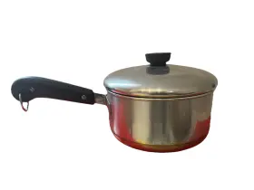 Usa-1980 Revere Ware Vintage Saucepan Lid 1 1/2 1.5 Quart Stainless Copper Clad