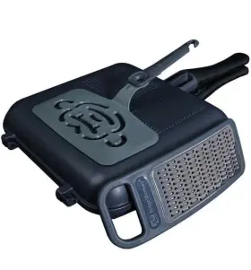 Rm687 Ridge Monkey Ridgemonkey Connect Toaster Xxl Pan And Griddle Set - Brand New Fishing/camping