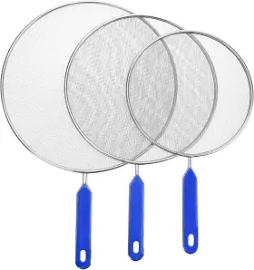 Roe & Moe 744759567567 Grease Splatter Screens Guards Shields Frying Pan Pot Cooking Oil Cover Skillet
