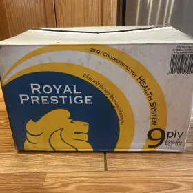 Royal Prestige 051153718885 Nos 9-ply Bonded Bottom 30 Qt/38 Cm Stockpot With Cover New Box