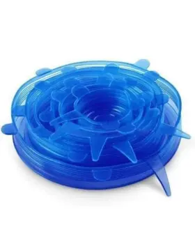 Guru-004 Royal Product Silicone Stretch Lids Multi Size Reusable Food And Bowl Covers Dishwasher