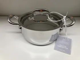 Csa1608xrl Ruffoni New Rfn E Pronto 5-ply X Core Stainless Steel 1.5 Quart Casserole Stockpot