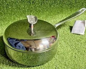 Csa2007zrl Ruffoni X Core 5-ply Stainless Steel Saute Pan Lid 2 Quart 7.8in Nwt