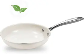 Lg-ppg-8 Sakamosh 8 Inch Ceramic Nonstick Frying Pan Small Skillet Cooking Non White