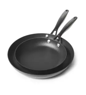 Scanpan 083421215086 Pro Sb Fry Pan Set 8in And 10.25in Stratanium Nonstick