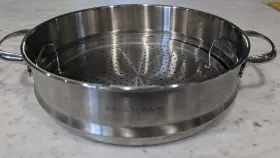 Scanpan 083421905260 Stainless Steamer Insert 10 1/4 Inch Lightly Used
