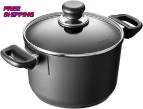 30001200 Scanpan Classic 3 1/4 Quart Covered Stock Pot 3.25 Black Free Shipping New